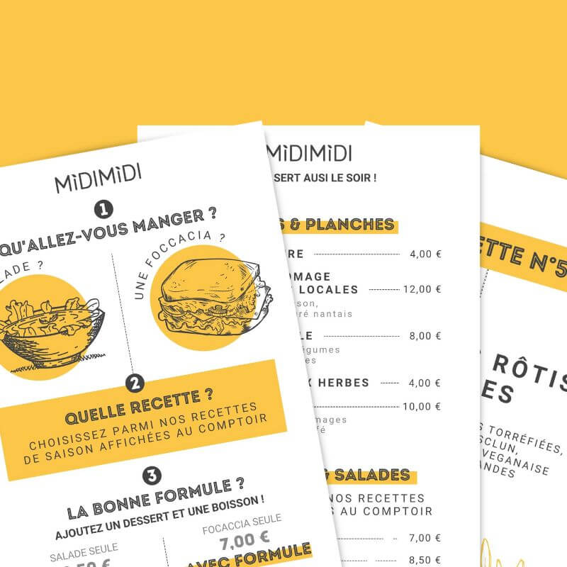 Midi Midi Menus | Pluton